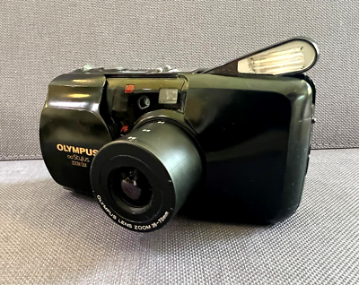 OLYMPUS INFINITY STYLUS ZOOM DLX 35-70MM LENS FILM CAMERA SILVER