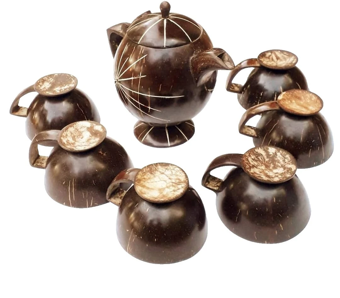 Handmade Marrom Xícaras e Pires