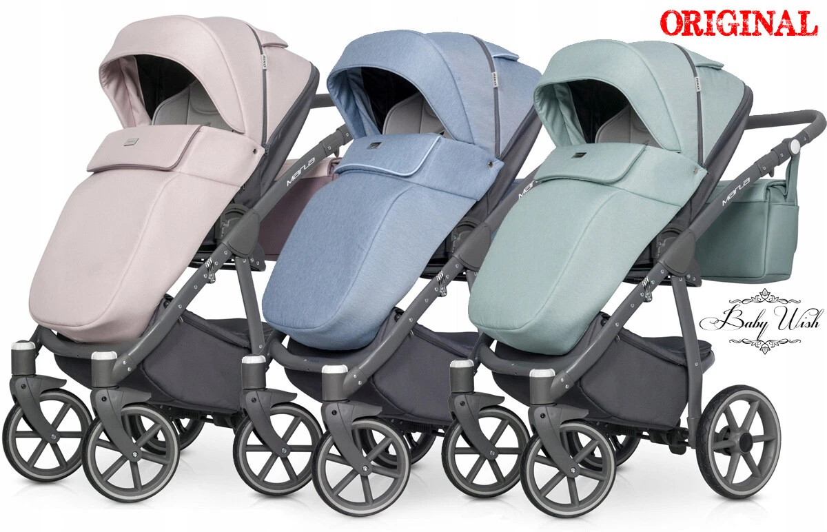 RIKO MARLA BABY PRAM 2in1 CARRYCOT + PUSHCHAIR + FREE EXTRAS !!! UK RETURN