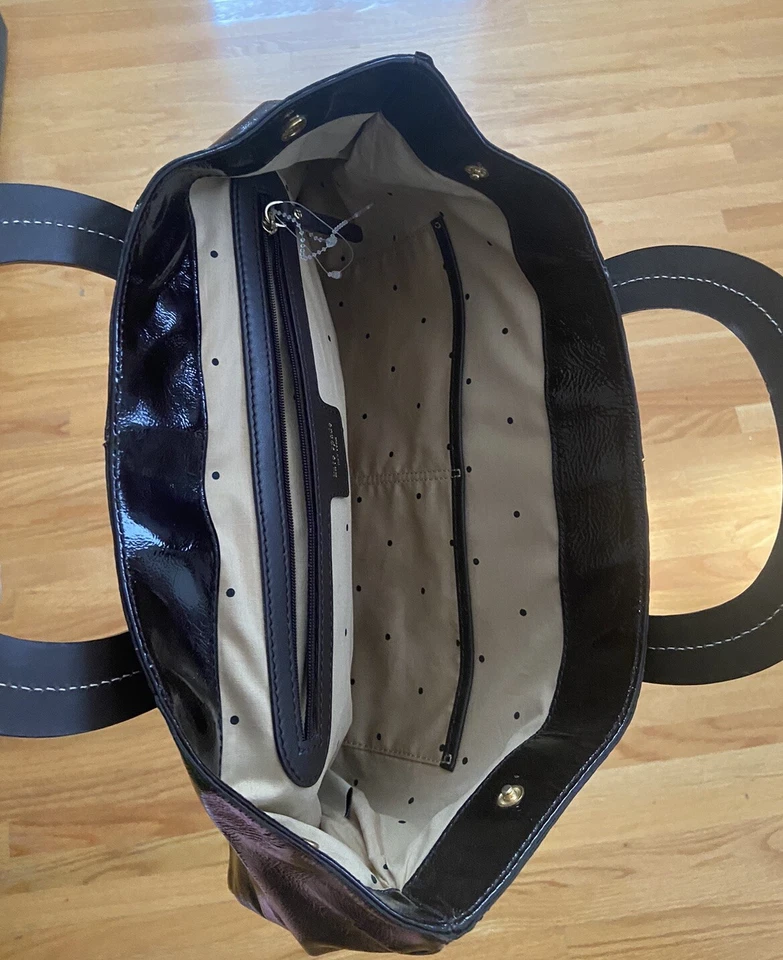 Bolso Kate Spade, marrón charol genuino asa superior Foto 4 de 4