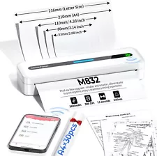 Phomemo M832 Portable Wireless A4 Mobile Thermal Printer USB Bluetooth Printer