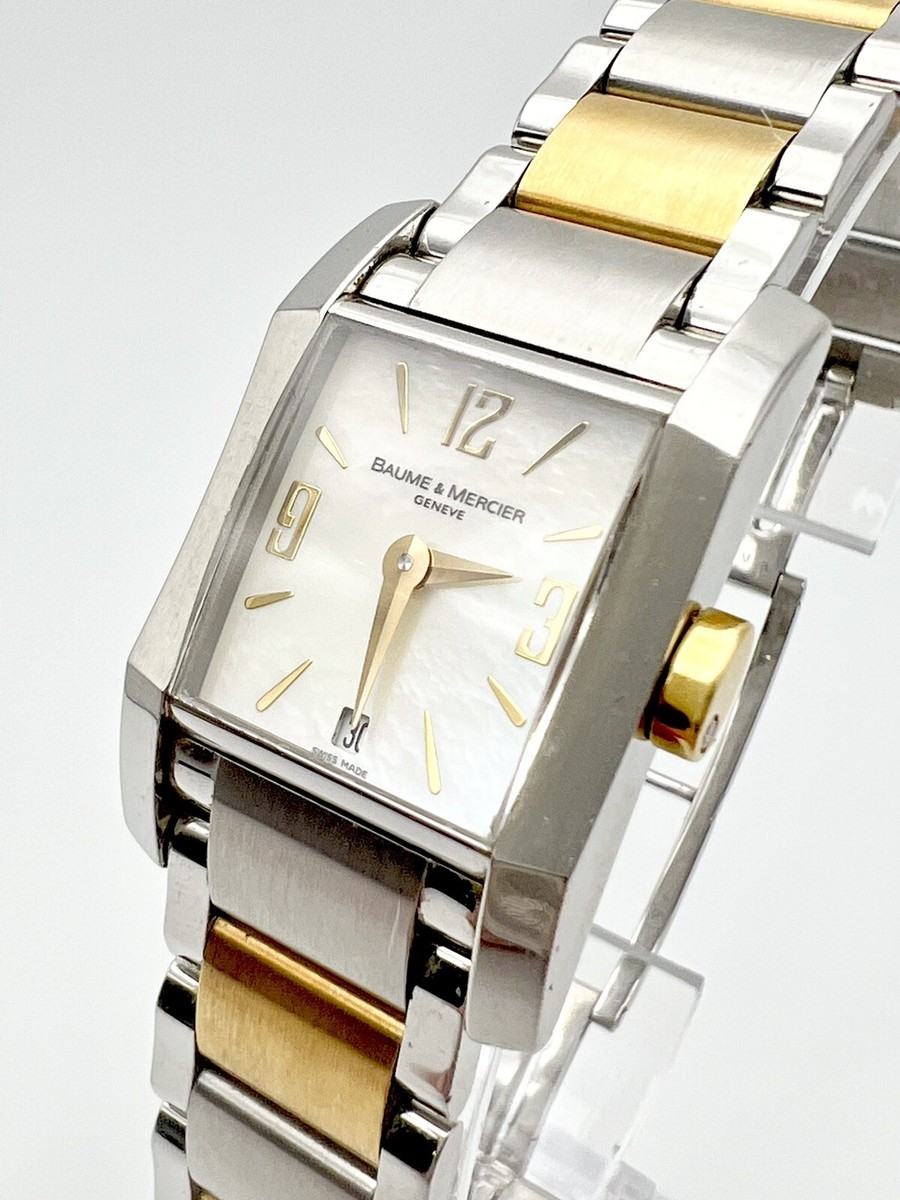 Baume & Mercier Diamant Hampton Gold Plated Stainless Steel Ladies 
