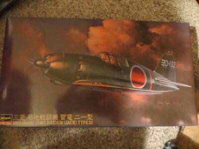 --110 Hasegawa 1:48 Mitsubishi J2M3 Local Fighter Raiden Type 21 JACK  NIB