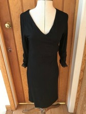 cream rosemary dress black navy terracotta rouche sleeves lace xs s l bnwt