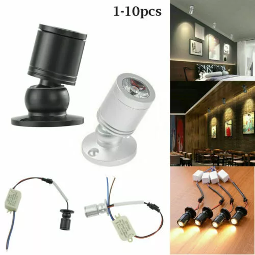 360 Angle LED Mini Spotlight Jewelry Display Cabinet Light With