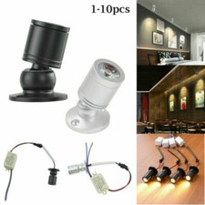 360  Angle LED Mini Spotlight Jewelry Display Cabinet Light With Driver AC12V