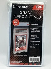 Ultra Pro GRADED Card Sleeves  PSA Perfect Fit 1 Pack of 100 