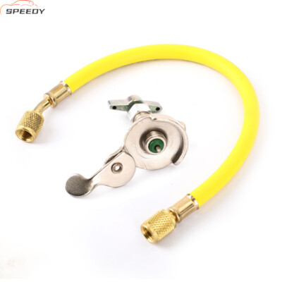 New Tool A/C R12 R22 Charging Recharge Hose Valve Kit Can Tap Tapper Dispenser
