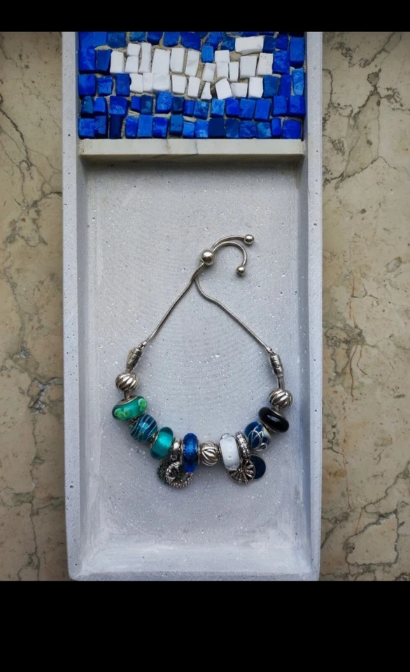 pandora armband mit 12 charms original