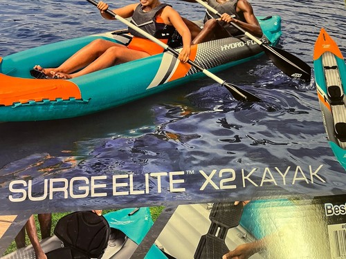 Hydro-Force Surge Elite X2 Inflatable Two-Person Kayak 12 Ft X2” - Bild 3 von 16