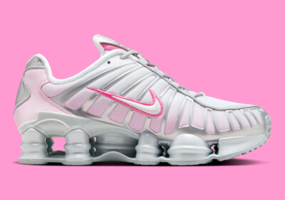 Nike Shox TL Metallic Platinum Pink Foam Pinksicle Womens US13W