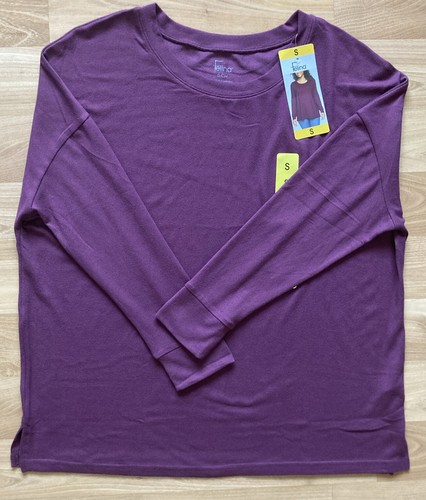 Felina Ladies long sleeve top/t-shirt S Red(Mauve Wine)
