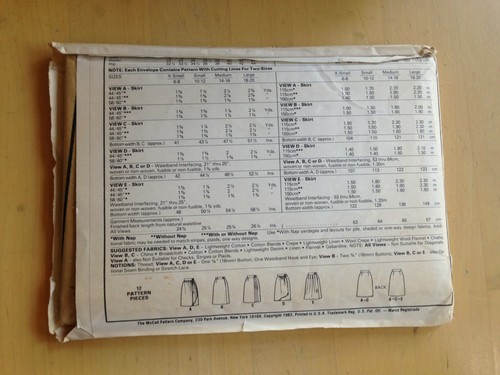 1980's M2 McCall's Sewing Pattern, Uncut, Choose Your Style - Picture 41 of 43