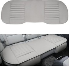 Car Back Seat Cover Breathable Pu Leather Rear Seat Cushion Protector Universal