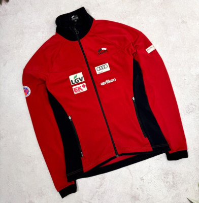 Swiss Switzerland Ski Team Running Warm Jersey Audi Oerlikon Liechtenstein - XS
