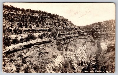 RPPC~Arizona~View Of Walnut Canyon Natl Monument From High Up~Real Photo PC