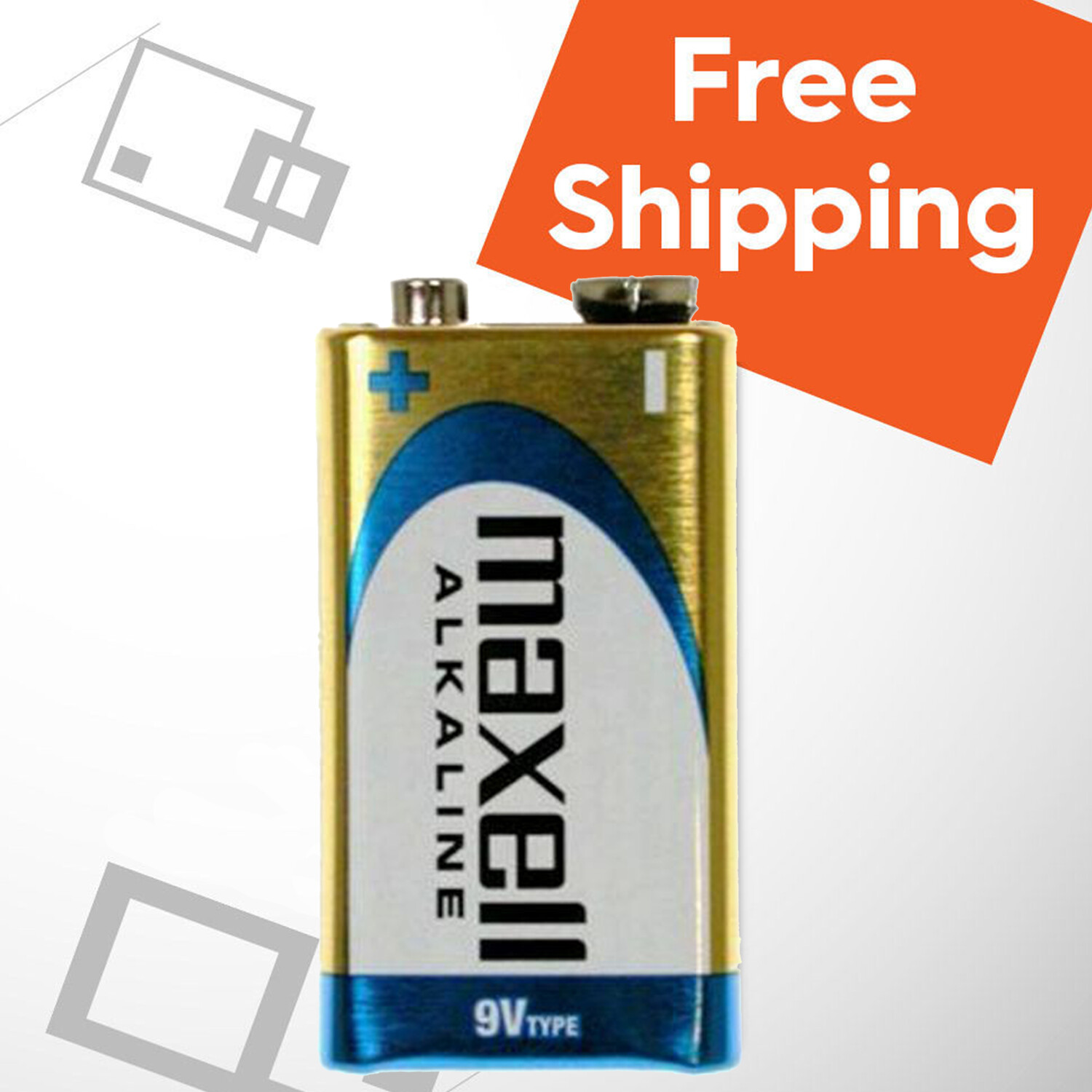 20 x 9V Battery Alkaline Bulk 9 Volt Batteries Maxell eBay