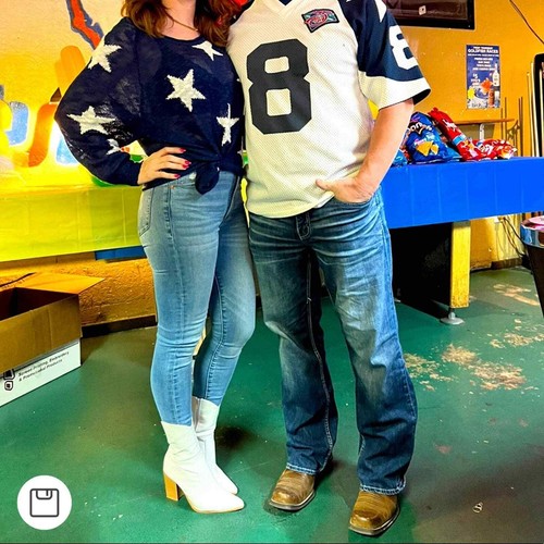 Dallas Cowboys star knit off the 