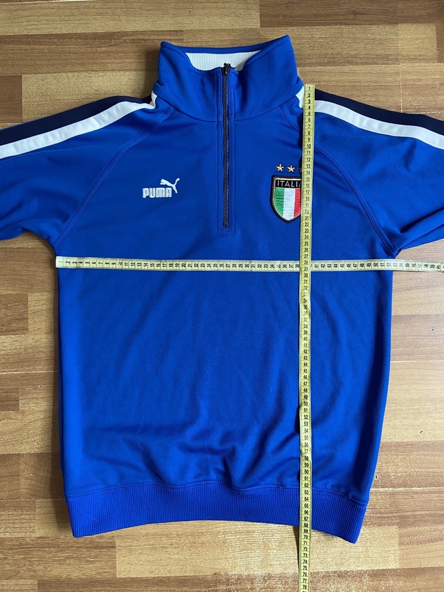 激レア 2000年代 PUMA サッカー イタリア代表 ベンチコート M ITALY 2000s FOOTBALL SOCCER SWEATSHIRT PUMA sz S MEN VINTAGE