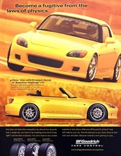 2003 Comptech Usa Honda Coupe Convertible Photo Bf Goodrich Tires Promo Print Ad