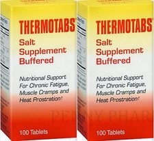 Thermotabs Salt Supplement Buffered Tablets 100 ct ( 2 pack ) GERIMED --