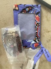 Vera Bradley School ZIP ID CASE and LANYARD Set in MURAL GARDEN New