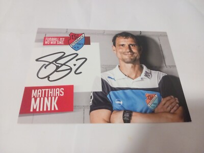 Signierte AK Matthias Mink TSV Steinbach NEU 