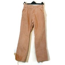 John Galt Brandy Melville Tan Corduroy Trousers Straight Leg Pants Size Small 27