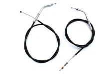 Black Throttle and Idle Cable with 36.81" Casing Harley Sportster Evo 1981-89