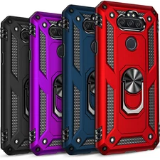 For LG K31 Rebel/Aristo 5 Case Phone Cover Shockproof + Tempered Glass Screen