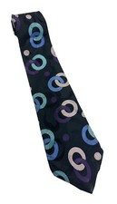 Je Suits “I Am “ Vintage Retro 80’s Silk Tie 57”x3.75” Made In USA Classic 80’s