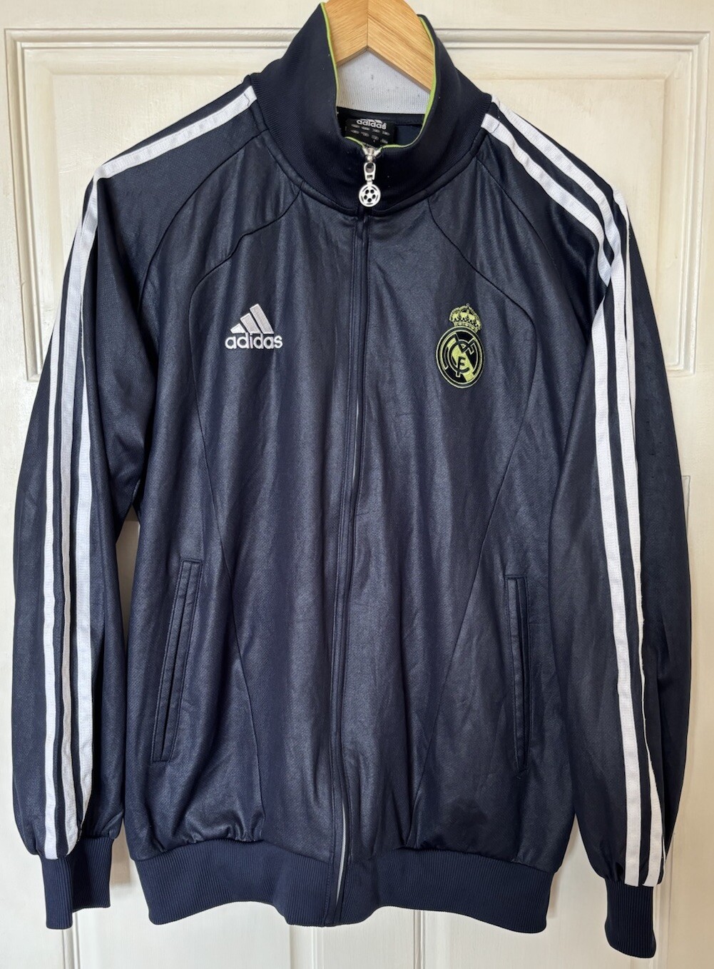 Adidas Japón Real Madrid 2010 Chaqueta de Pista Hombre Azul Medio Raro Fútbol