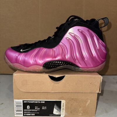 Nike Air Foamposite One Pearlized Pink [314996-600] Men Size 8 New *YELLOWING*