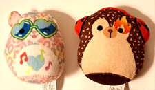 2023 McDonalds Happy Meal Mini Squishmallow Hans Hedgehog And Michaela Cheetah