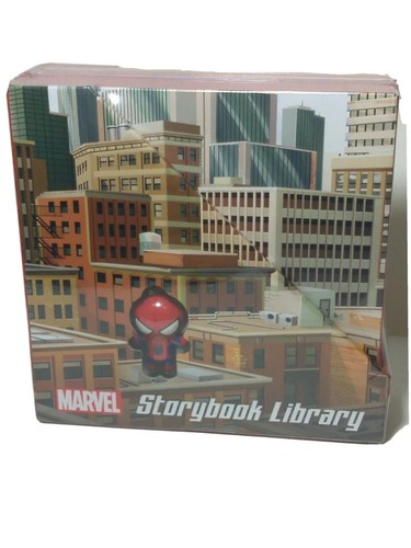 MARVEL Storybook Library Avengers 6 Books, Spider-Man Keychain, Poster, Stickers - Picture 2 of 5