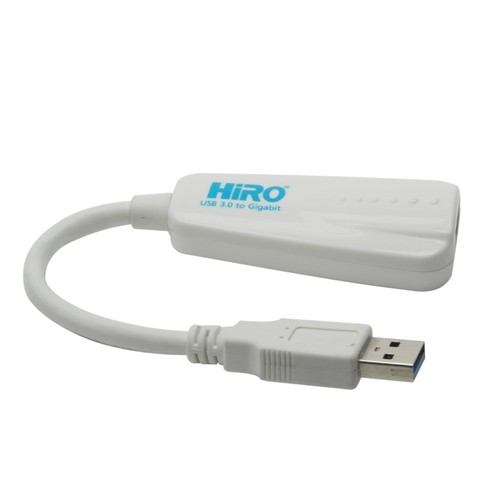 NEW 10x HiRO H50315 USB 3.0 Gigabit Network Adapter Windows 11 10 Plug and Play - Picture 3 of 5