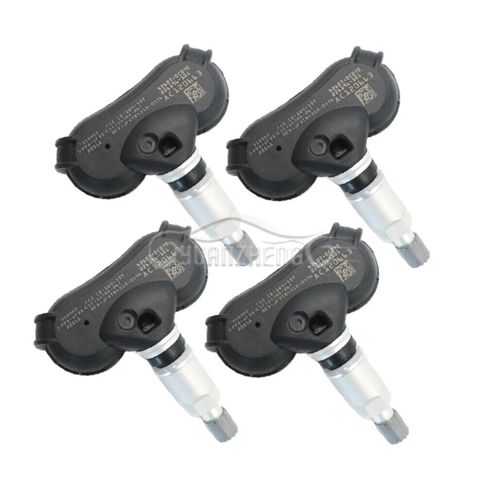 42607-0C070 315MHZ Juego de 4 sensores de monitor de presión de neumáticos TPMS para Toyota Sienna Foto 3 de 4