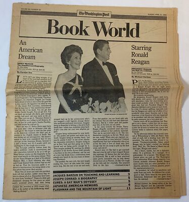 Washington Post Book World April 21,1991 ~ RONALD REAGAN