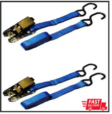 Ratchet Tie-Down Straps 2-Pack 15 Ft. X 1 In. 1500 Lbs. Heavy Duty