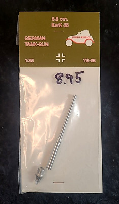 Jordi Rubio TG-08 8.8cm Kwk 36 Barrel for German Tiger I E/H + Tiger Porsche