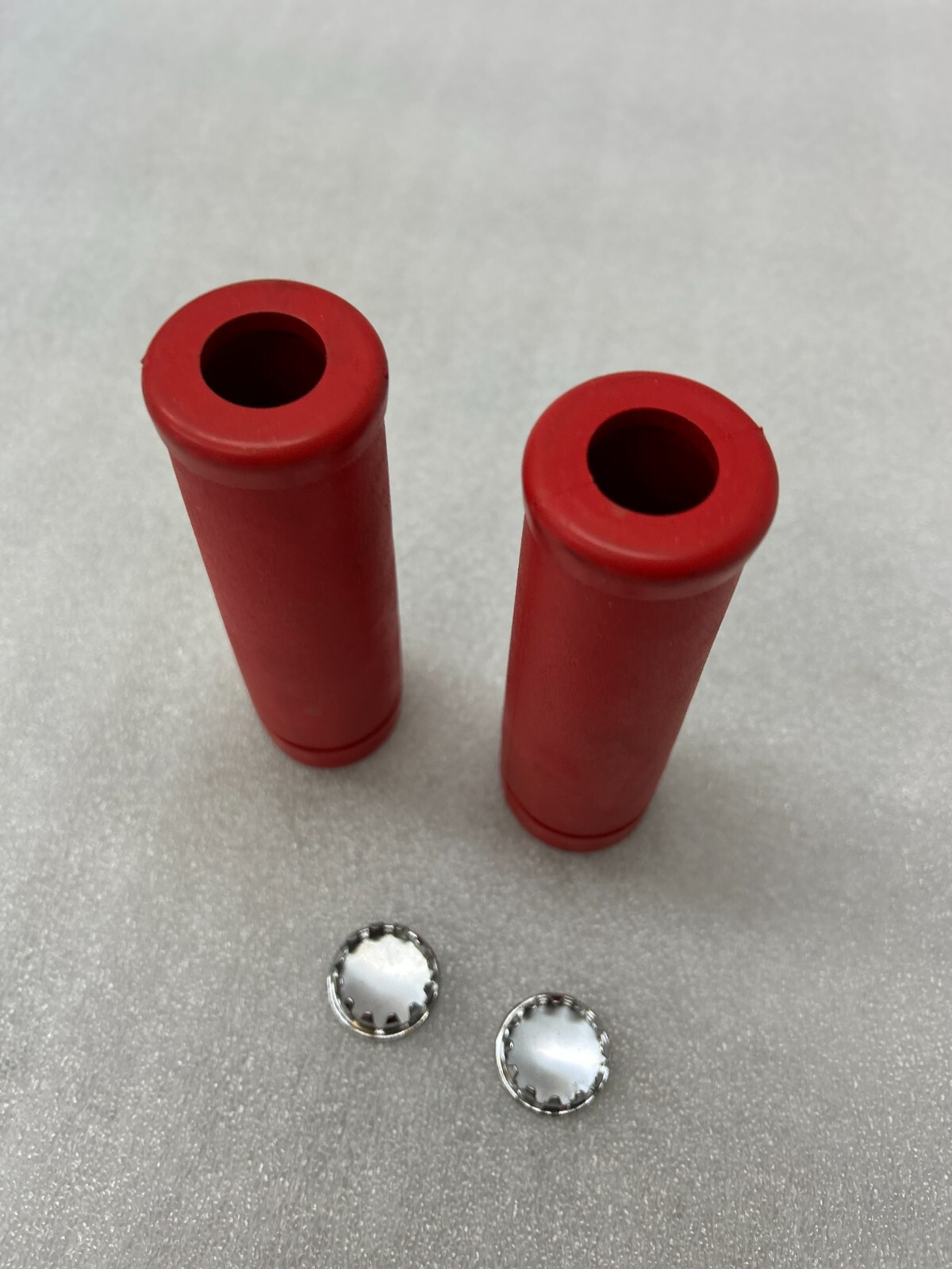 RED GENUINE Panhead XL Shovelhead Spiral Throttle Handlebar Rubber