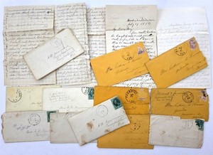 1880s antique JUDGE A.W. NEWMAN FAMILY LETTERS UNIVERSITY madison trempealeau wi