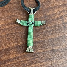 HORSESHOE NAIL DISCIPLES CROSS NECKLACE JEWELRY RELIGIOUS CHRIST CROSS HANDMADE