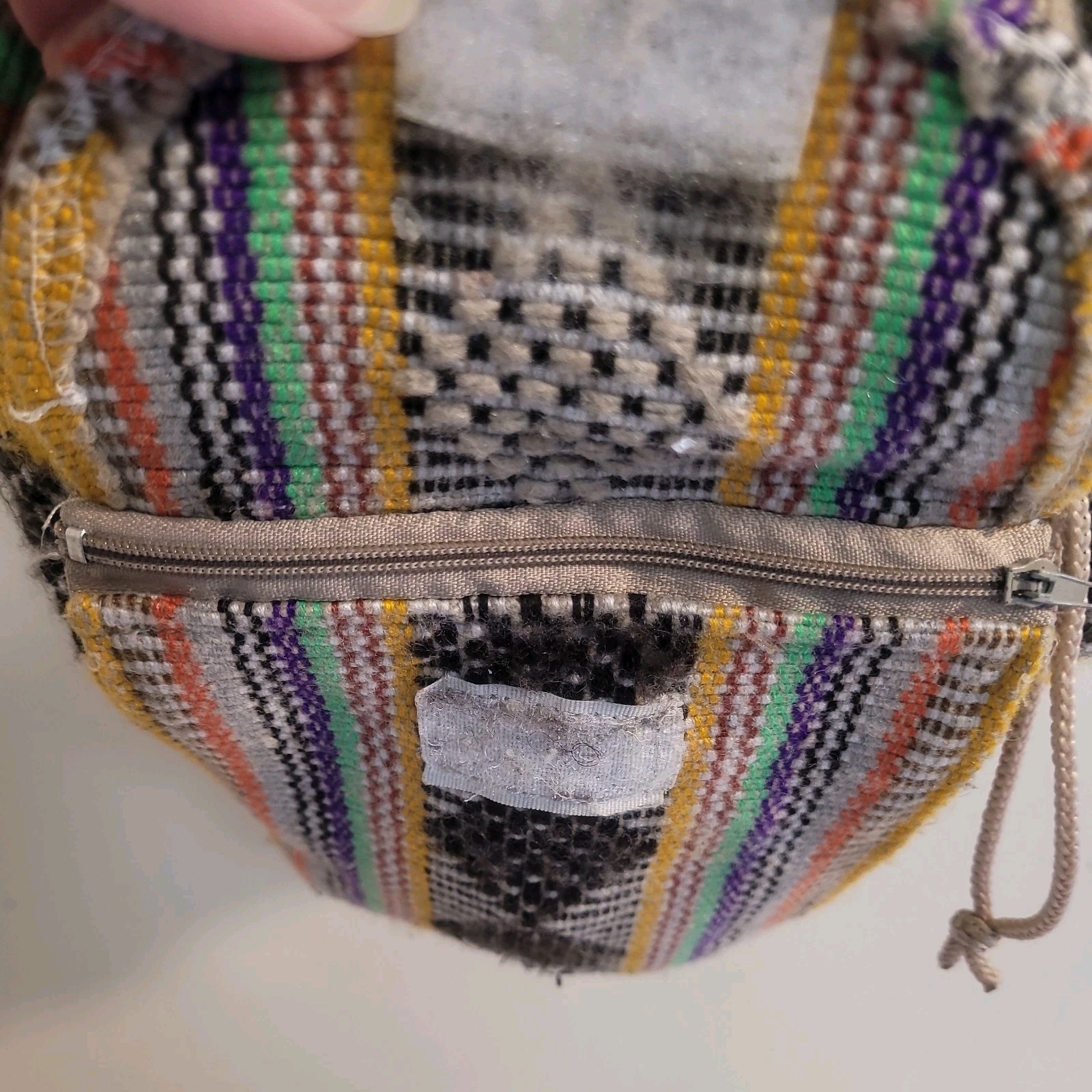 Pinzon Large Backpack Multicolor Aztec Mexican Dr… - image 3