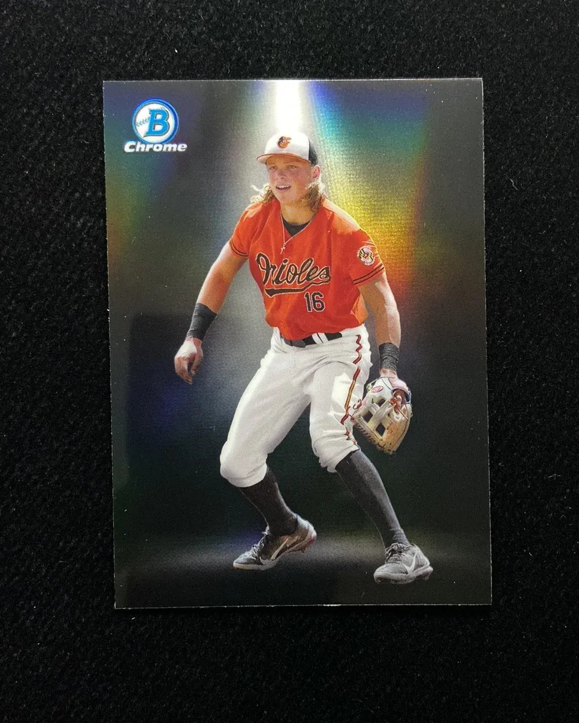 2023 Topps Bowman Chrome Spotlight #BS-6 Jackson Holliday Orioles J100