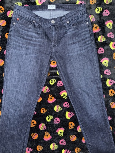 Hudson Krista Super Skinny Jeans Blue Stretch Dark Low Rise Women 28x29 EUC - Picture 2 of 9