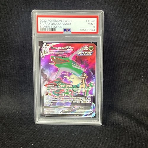 Rayquaza VMAX TG20/TG30 Silver Tempest Trainer Gallery Pokemon English PSA 9