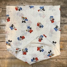 Baby Disney Mickey Minnie Mouse Fitted Crib Sheet Vintage 62 X 44 READ