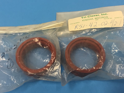 Tri-Clover - P/N: R51-42-02-1-1/2 Seat - LOT OF (2) - NEW