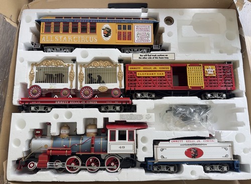 Juego de tren Bachmann 90020 Emmett Kelly Jr Circo calibre G ~ sin paquete de energía / pista | Zustand: Used